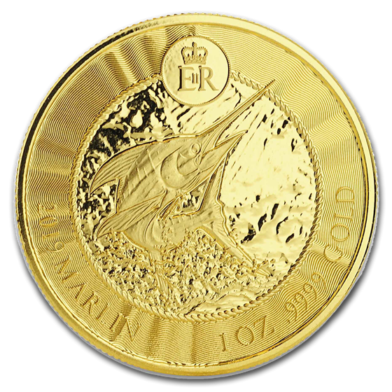 2019 Cayman Islands 1 oz Gold Marlin BU 2019 Cayman Islands 1 oz Gold Marlin BU